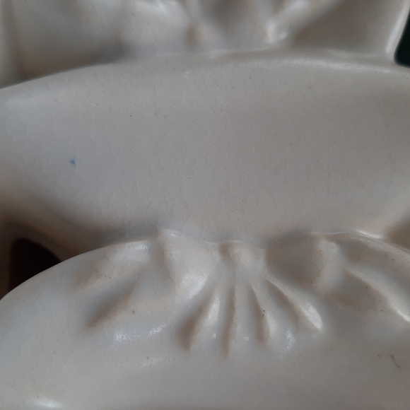 Double Lite Candlesticks Candle Holder White Glazed Ceramic 4.5" - Picture 5 of 9